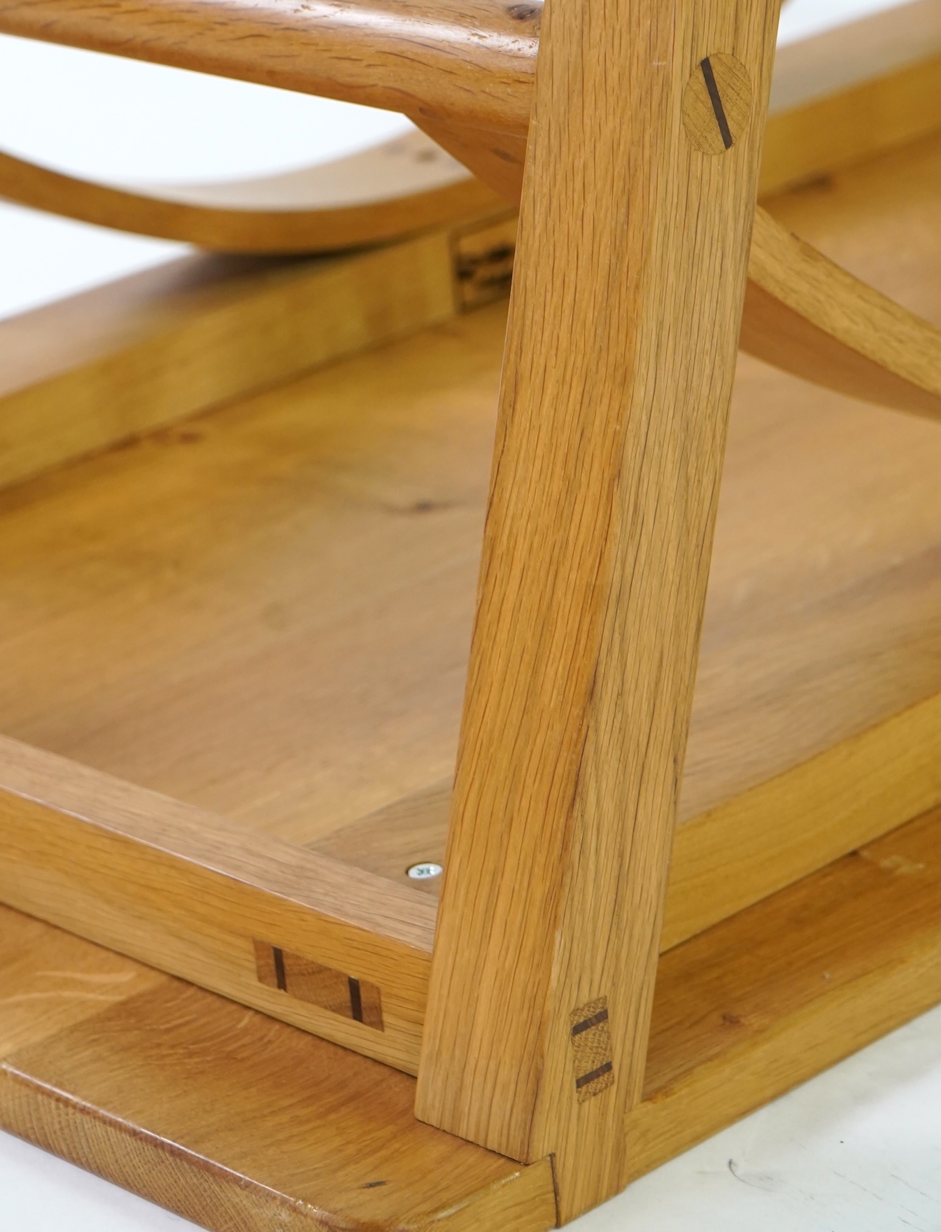 Andrew Hague, The Sussex Guild: A contemporary rectangular oak coffee table